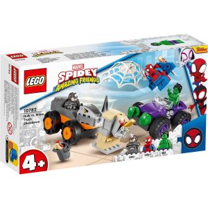 LEGO Spidey Hulk vs. Rhino Truck Showdown 10782