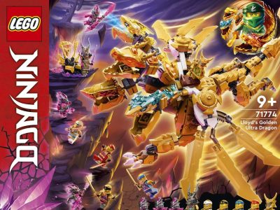 LEGO NINJAGO Lloyd’s Golden Ultra Dragon 71774